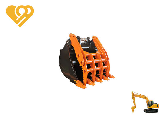 Durable Q345B Alloy Steel Hydraulic Clamp Grab Bucket for Heavy Equipment Assembly
