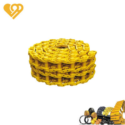 Kwaliteit D4H D5H Compact Bulldozer Track Chain Link 35MnBH Steel HRC 40-55 Hardheid 190mm Pitch Forged Dry Link fabriek